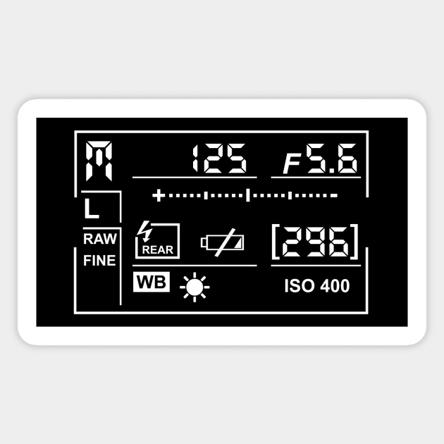 Camera Display Sticker by shaymurphy